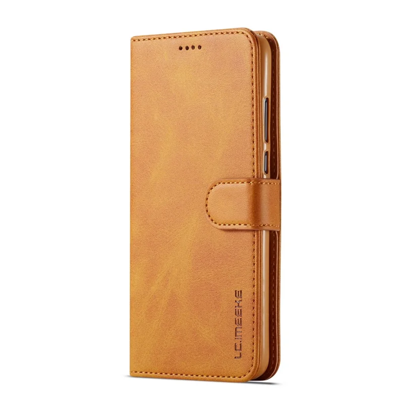 LC.IMEEKE Wallet Leather Stand Case for Huawei P30 Lite - Brown