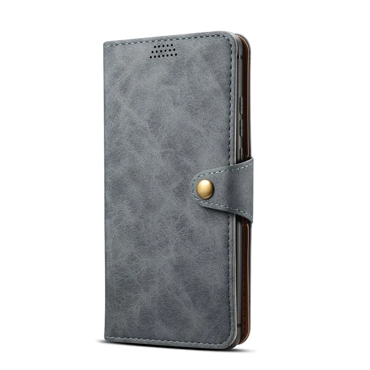 PU Leather Wallet Stand Case for Huawei P30 Pro - Grey