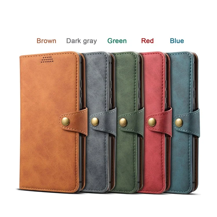 PU Leather Wallet Stand Case for Huawei P30 Pro - Grey