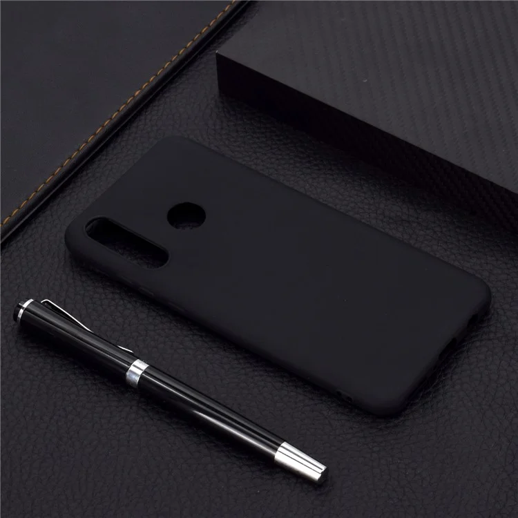 Case TPU de Esmalte Suave Para Huawei P30 Lite New Edition/P30 Lite/nova 4e - Negro