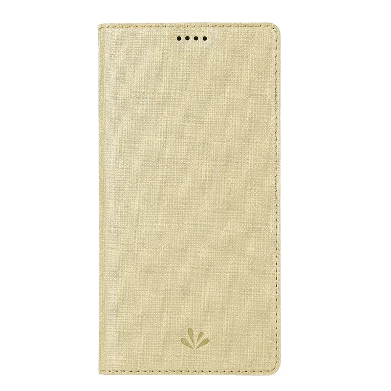 VILI DMX Cross Texture Leather Stand Case for Huawei P30 Lite New Edition/P30 Lite/nova 4e - Gold