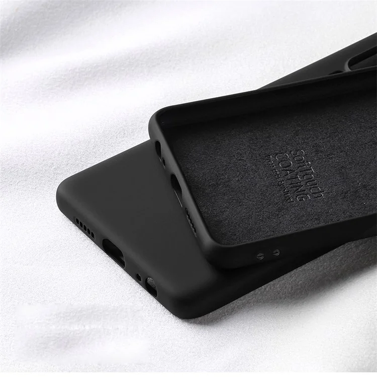 Accessoir de Cas Mobille de Silicone de Silicon Délicatique Pour Huawei P30 - le Noir