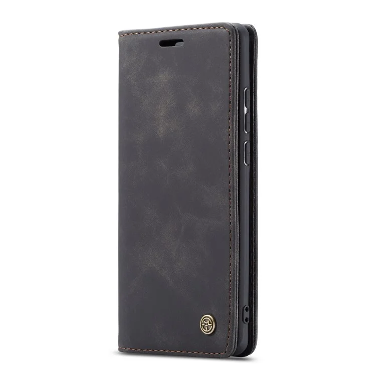 Caseme 013 Serie Auto-absorbido PU Leather Wallet Stand For Huawei P Smart (2019) / Nova Lite 3 (japón) - Negro