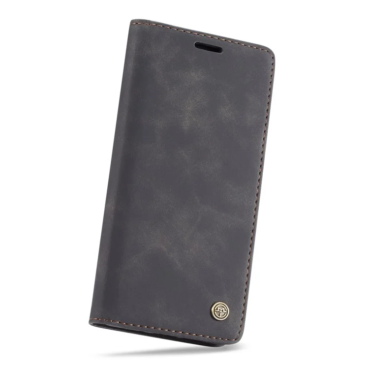 Caseme 013 Serie Auto-absorbido PU Leather Wallet Stand For Huawei P Smart (2019) / Nova Lite 3 (japón) - Negro