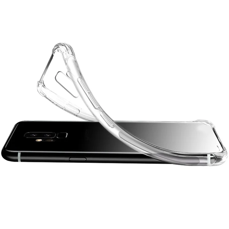 Imak Silky Anti-drop Soft TPU Téléphone Couverture + Protecteur D'écran Film Pour Huawei P30 Lite / nova 4e / P30 Lite Nouvelle Édition - Transparent