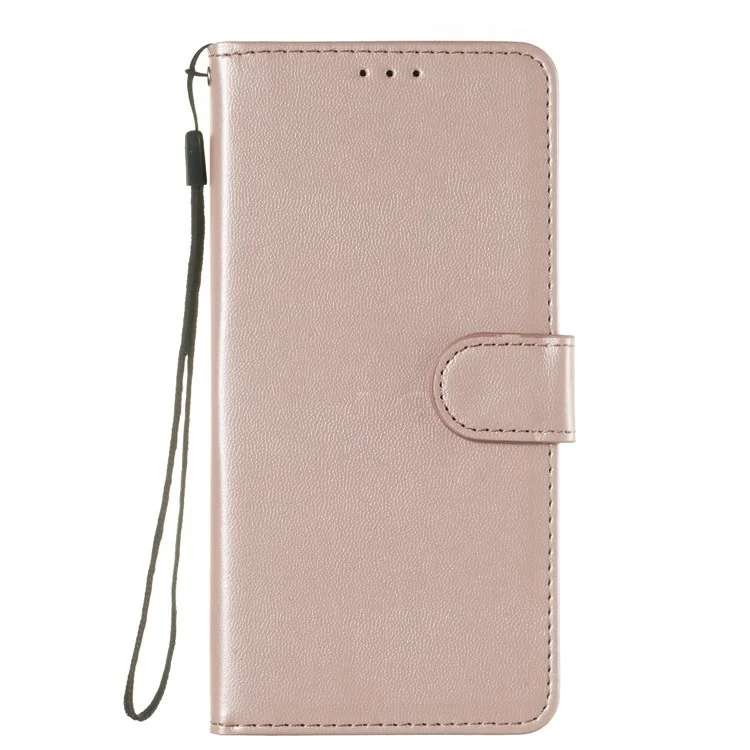 Case de Support en Cuir de Portefeuille Pour Huawei P30 - or Rose