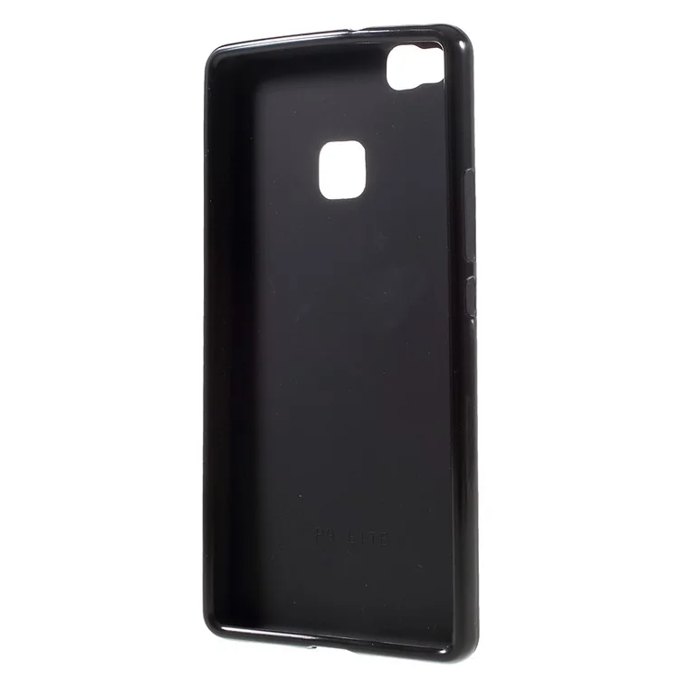 Frosted TPU Gel Cover for Huawei P9 Lite - Black