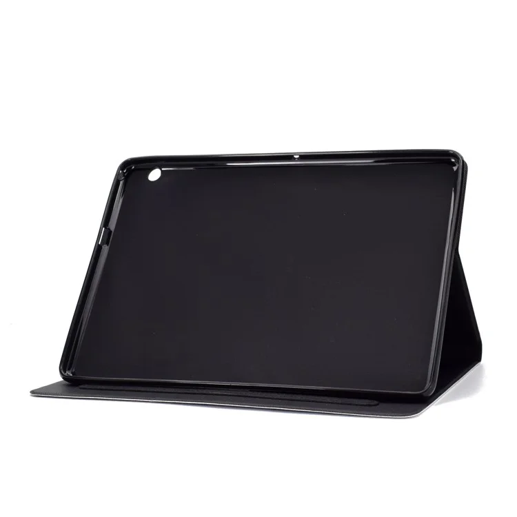 Étui en cuir PU à motif antichoc avec fente pour carte et support pour Huawei MediaPad T3 10 - Papillons bleus