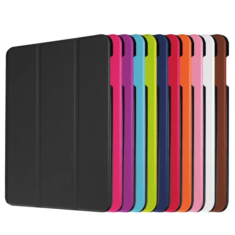 Tri-fold Stand Leather Smart Case for Huawei MediaPad T2 10.0 Pro - Black