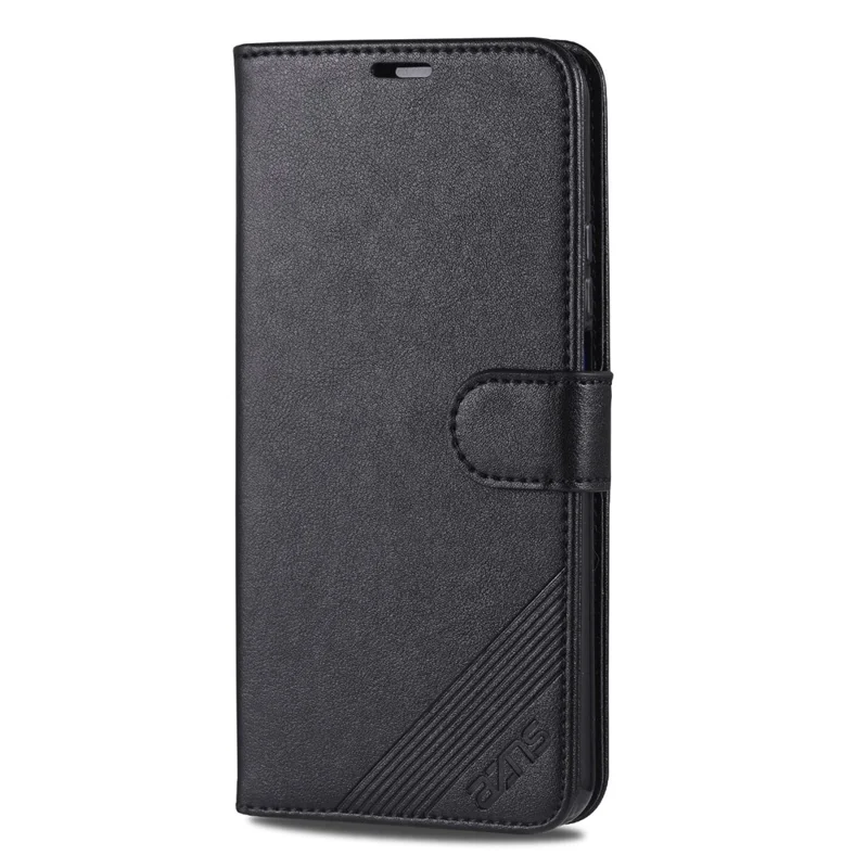 AZNS Leather Wallet Phone Case for Huawei Honor 20S / Honor 20/nova 5T - Black