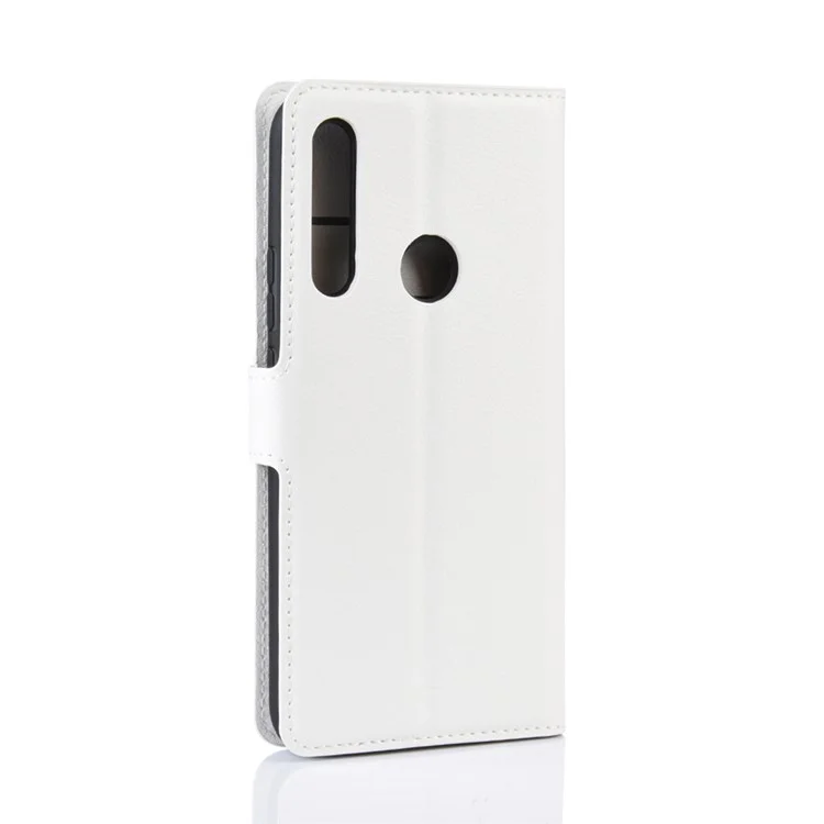 Litchi Texture Wallet Cover Phone Cover For Huawei Honor 9x (Global)/P Smart Z / Y9 Prime 2019/ Disfruta 10 Más - Blanco