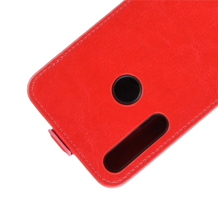 Crazy Horse Texture Leather Protection Case for Huawei Honor 9X (Global)/P Smart Z / Y9 Prime 2019 / Enjoy 10 Plus - Vermelho