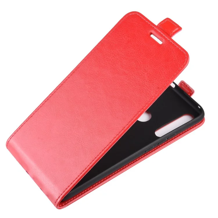 Crazy Horse Texture Leather Protection Case for Huawei Honor 9X (Global)/P Smart Z / Y9 Prime 2019 / Enjoy 10 Plus - Vermelho