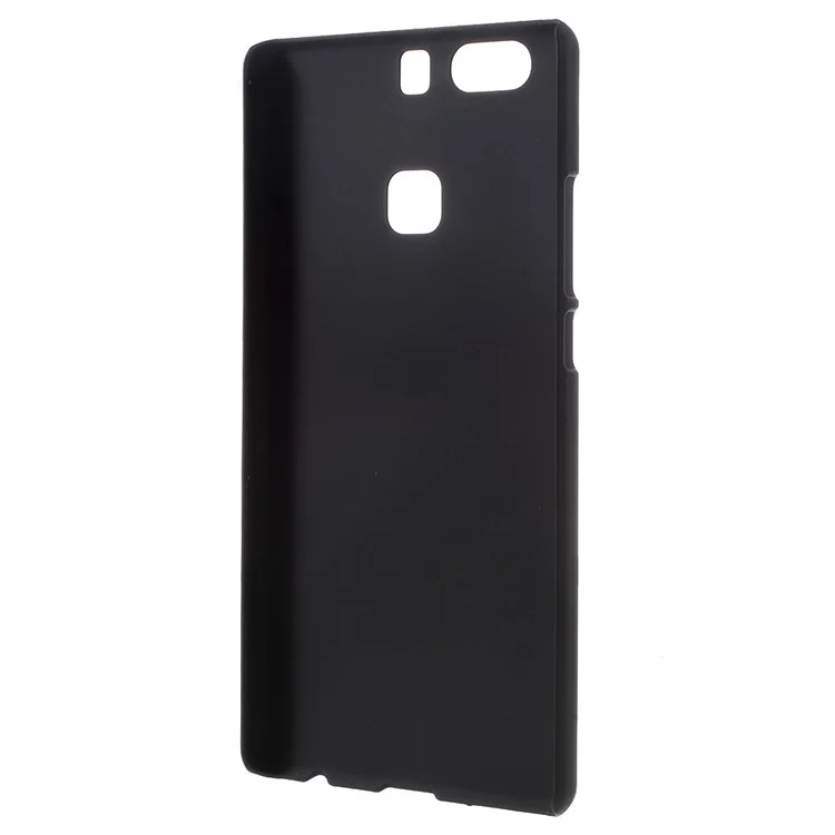 Rubber Coating PC Hard Back Case for Huawei P9 Plus - Black