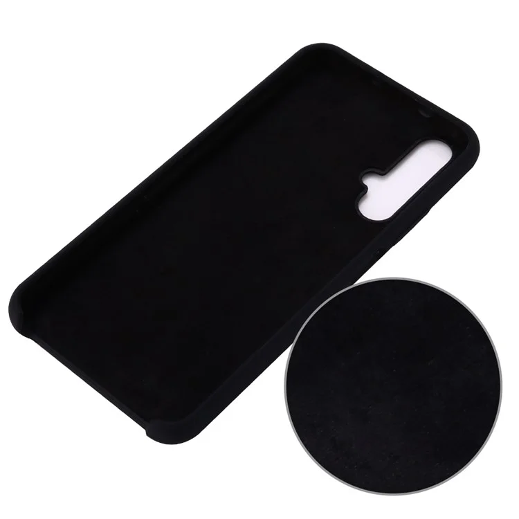 Liquid Silicone Case for Huawei Honor 20S / Honor 20 - Black