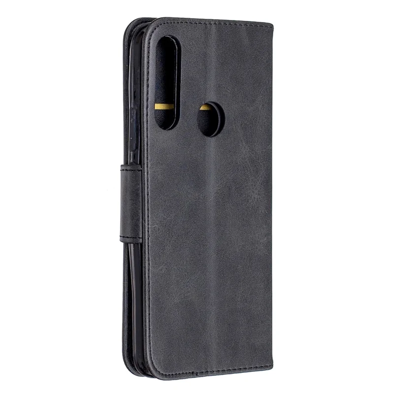 PU Leather Wallet Stand Phone Cover for Huawei Honor 9X (Global)/ P Smart Z / Y9 Prime 2019 / Enjoy 10 Plus - Black