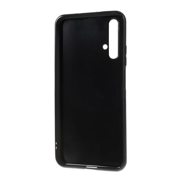 Case de Téléphone TPU en Fibre de Carbone Pour Huawei Honor 20 / Nova 5T