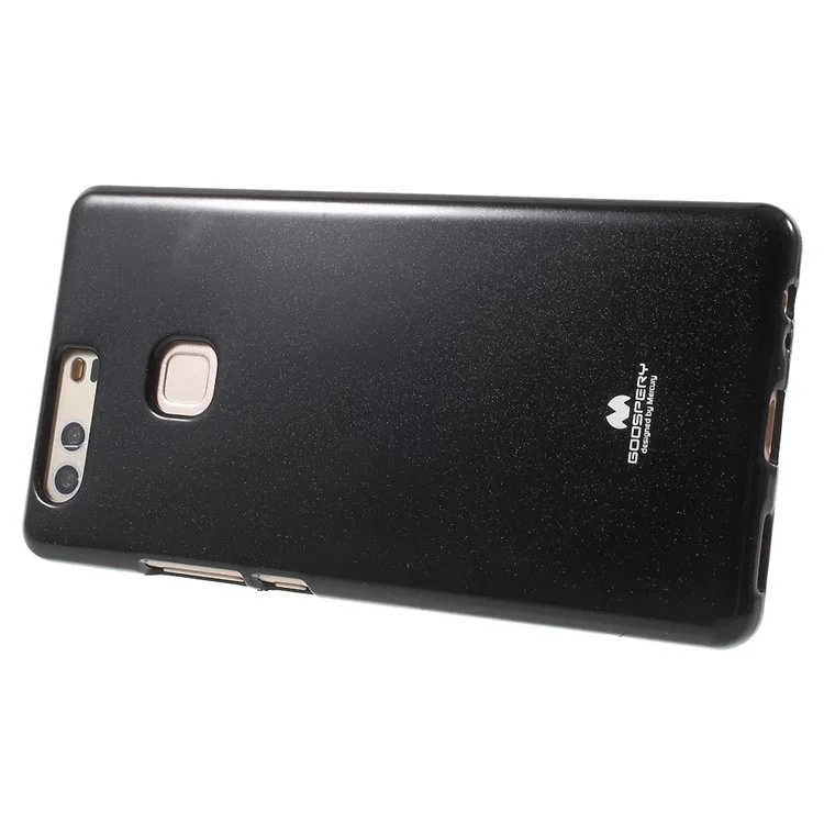 MERCURY GOOSPERY for Huawei P9 Plus Glitter Powder TPU Case - Black