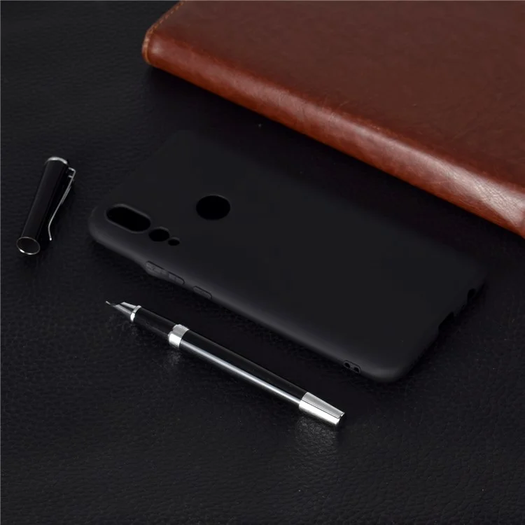 Capa de Telefone Fosca Fosca Macia Para Huawei Honor 9x (Global)/ Y9 Prime 2019 - Preto