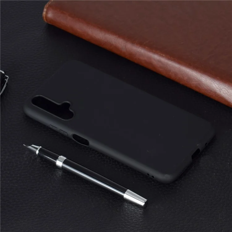 Funda de TPU suave y con escarcha sólida para Huawei Honor 20S / Honor 20 / Nova 5T - Negro