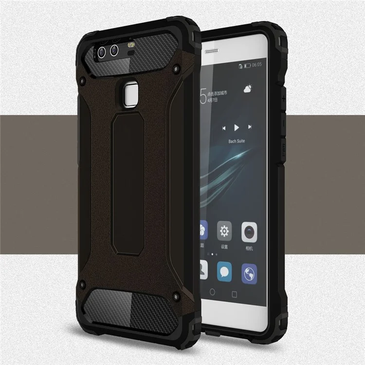 Armor Guard PC + TPU Hybrid Case for Huawei P9 - Black