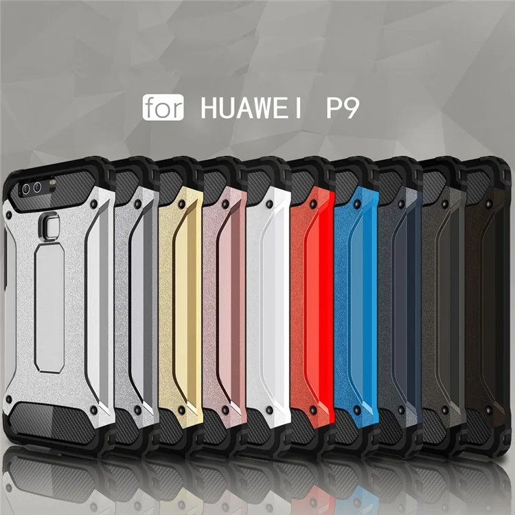 Armor Guard PC + TPU Hybrid Case for Huawei P9 - Black