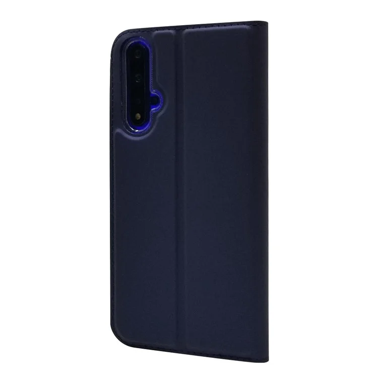 Magnetic Adsorption Leather Case for Huawei Honor 20S / Honor 20 / nova 5T in Thailand - Blue