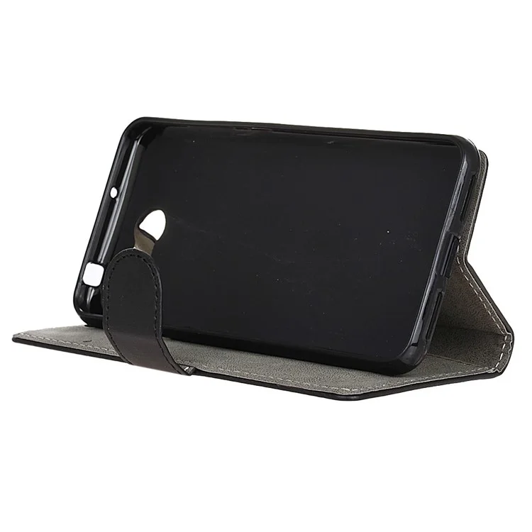 Wallet Leather Stand Case for Huawei Y5II / Y5II - Black