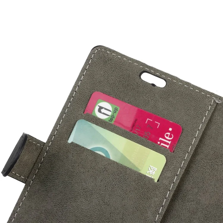 Wallet Leather Stand Case for Huawei Y5II / Y5II - Black