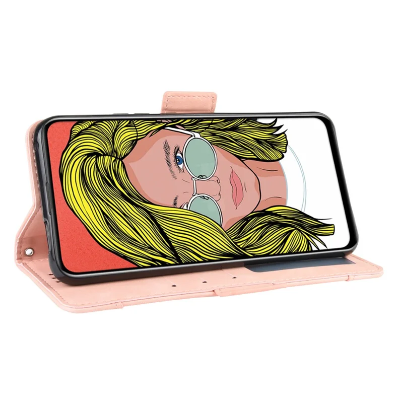 Multiple Card Slots PU Leather Cell Casing Cover for Huawei Honor 9X (Global)/ P Smart Z / Y9 Prime 2019 / Enjoy 10 Plus - Pink