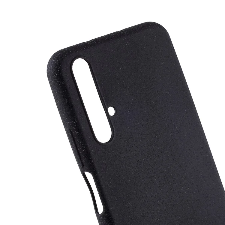 For Huawei Honor 20S / Honor 20 / Nova 5T Furry Feel Double-sided Matte TPU Case - Black