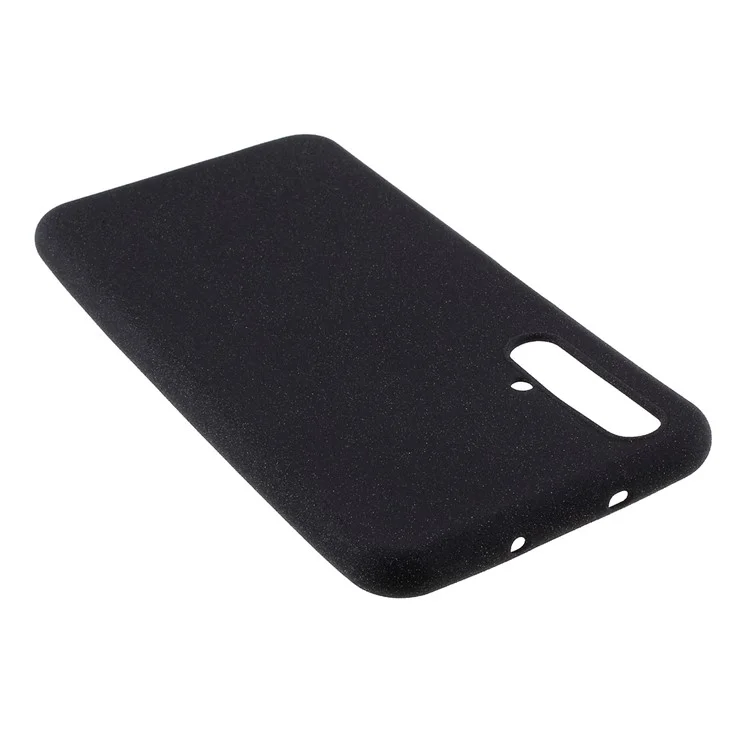 For Huawei Honor 20S / Honor 20 / Nova 5T Furry Feel Double-sided Matte TPU Case - Black