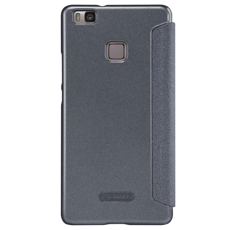 NILLKIN Sparkle Series Flip Leather Case for Huawei P9 Lite / G9 Lite - Black