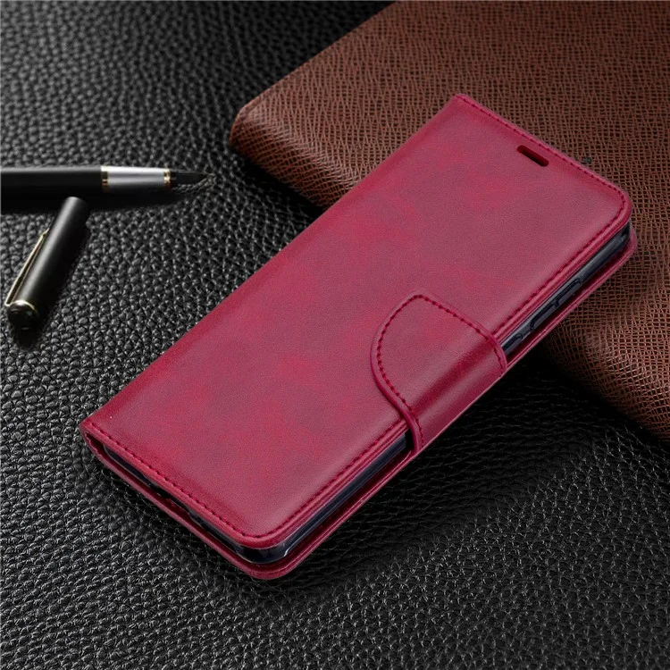 Case de Cuero de Billetera Para Huawei P40 - Rojo