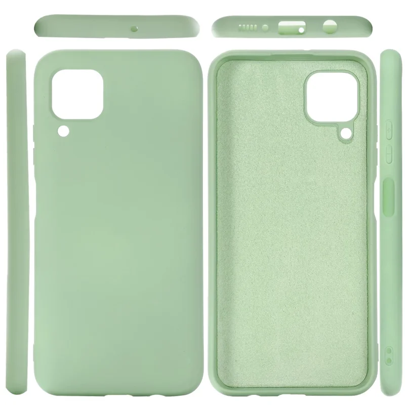 Shockproof Liquid Silicone Phone Case for Huawei nova 6 SE/Nova 7i/P40 lite - Green