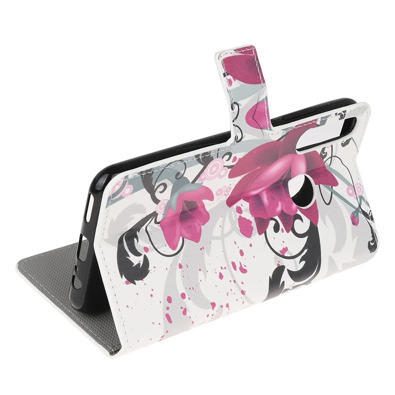 Protection Wallet Phone Case Printing PU Leather Cover for Huawei P40 lite E/Y7p/Honor 9C - Kapok