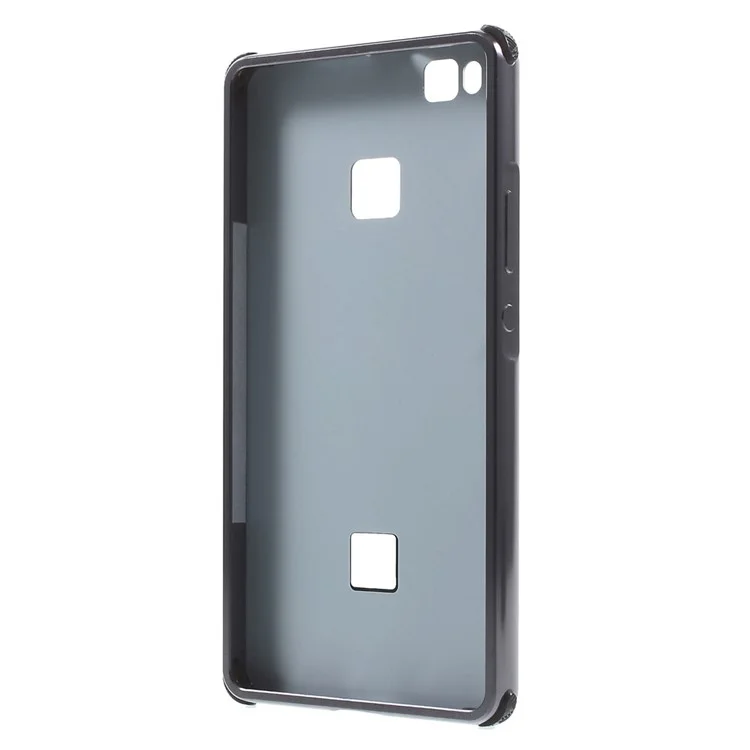 Aluminum Alloy Frame + Brushed Acrylic Back Shell for Huawei P9 Lite - Black