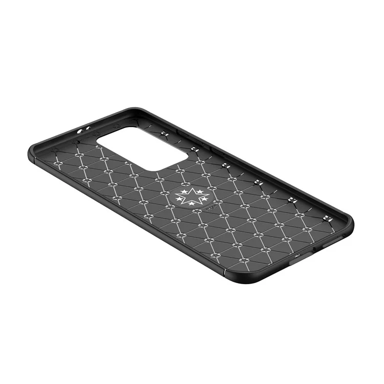 Caixa Traseira do Kickstand TPU Para Huawei Pro (folha de Metal Embutida) - Tudo Preto