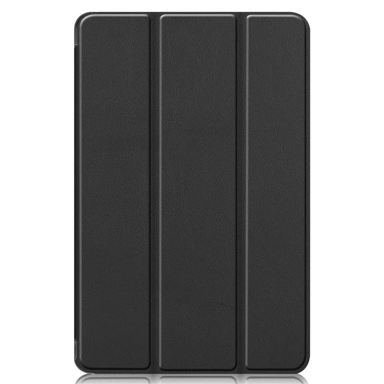 Tri-fold Leather Cover with Stand for Huawei MatePad 10.4-inch - Black