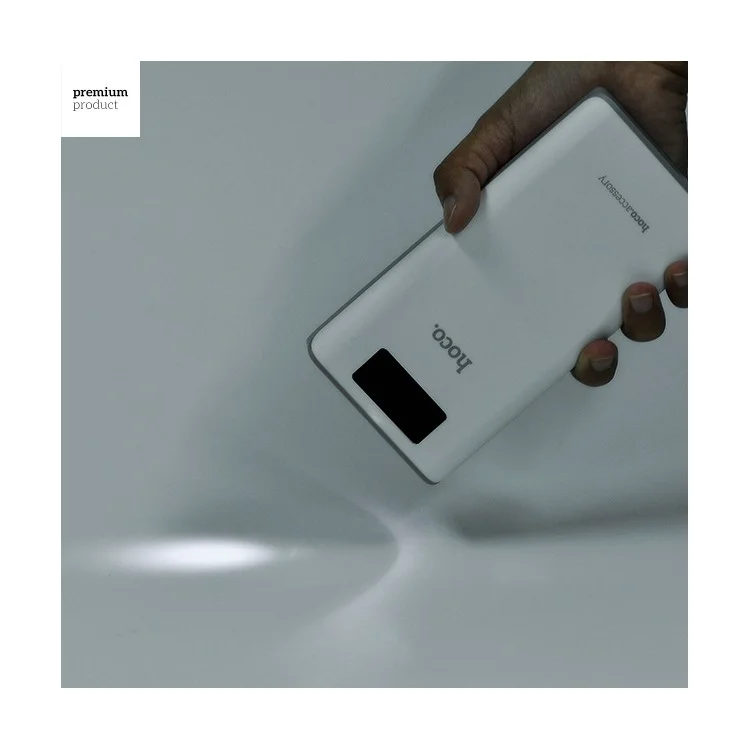 HOCO B3 20000mAh Portable Power Bank Dual USB Digital Display with Flashlight
