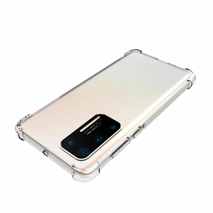 Coque de téléphone en TPU antichoc et antidérapante transparente pour Huawei P40