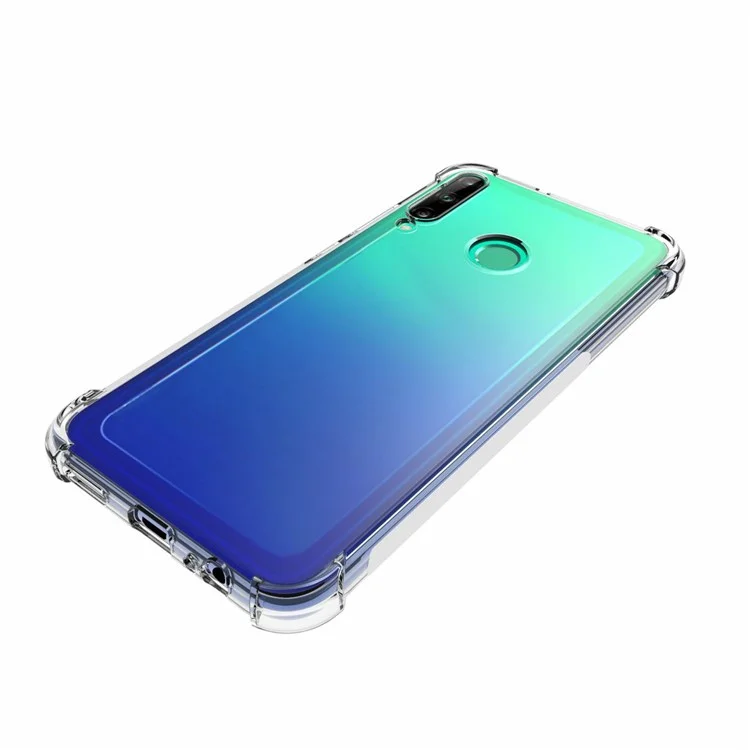 Transparent Shockproof Anti-slip TPU Phone Case Cover for Huawei P40 lite E/Y7p/Honor 9C