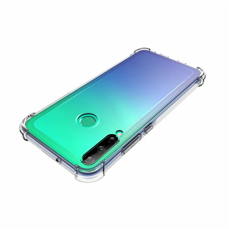 Custodia protettiva per telefono in TPU trasparente antiscivolo e antiurto per Huawei P40 lite E/Y7p/Honor 9C