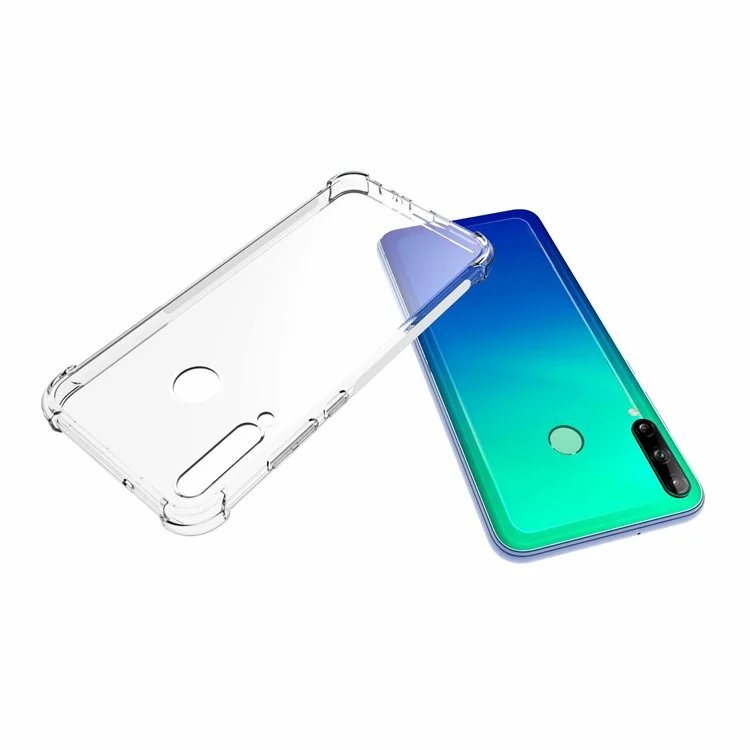Custodia protettiva per telefono in TPU trasparente antiscivolo e antiurto per Huawei P40 lite E/Y7p/Honor 9C