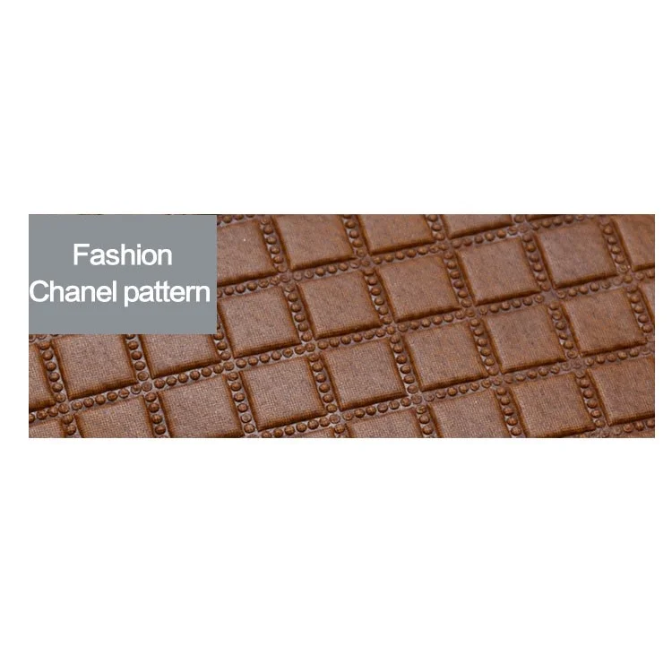 SEZU Double-sided Card Holder Pattern 1500mAh External Battery Pack Charger for Samsung - Silk Texture / Coffee