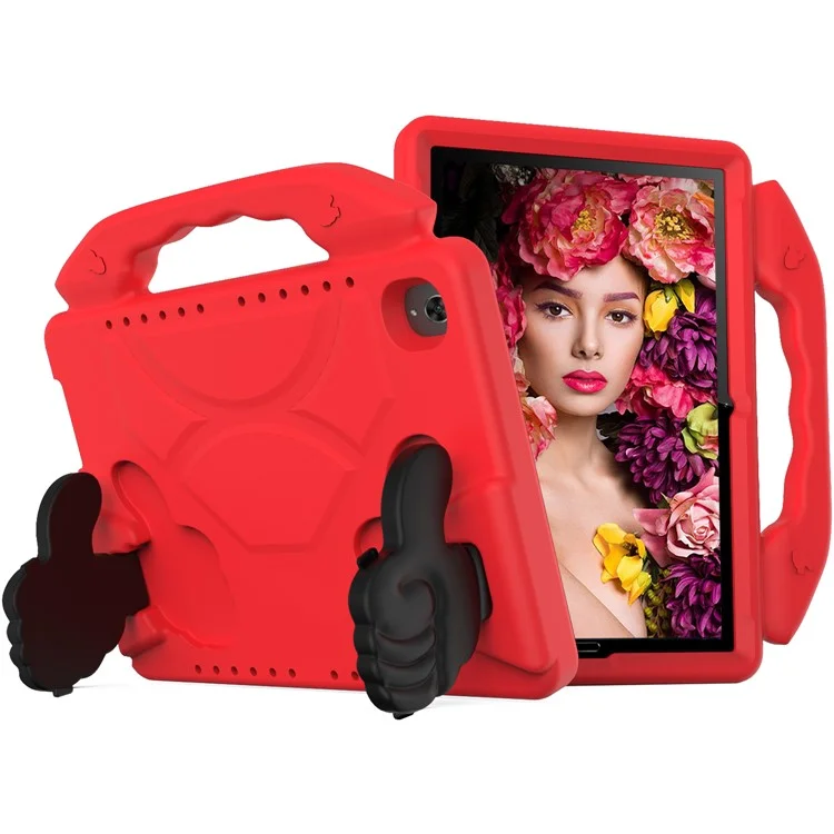 Shockproof Thumb Kickstand EVA Shell for Huawei MediaPad M5 10 (10.8")/MediaPad M5 (Pro) 10.8"/MediaPad M6 10.8-inch - Red