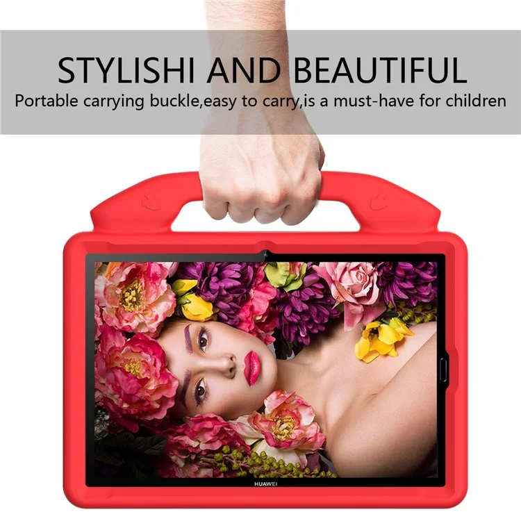 Shockproof Thumb Kickstand EVA Shell for Huawei MediaPad M5 10 (10.8")/MediaPad M5 (Pro) 10.8"/MediaPad M6 10.8-inch - Red