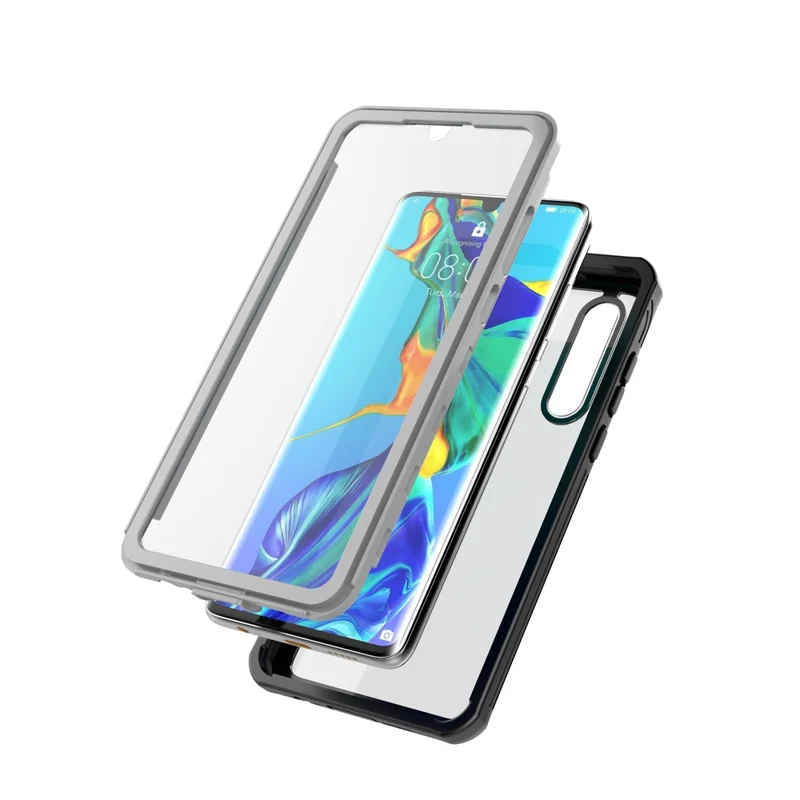 Full-body Protection Hard PC Case Built-in PET Screen Protector for Huawei P30