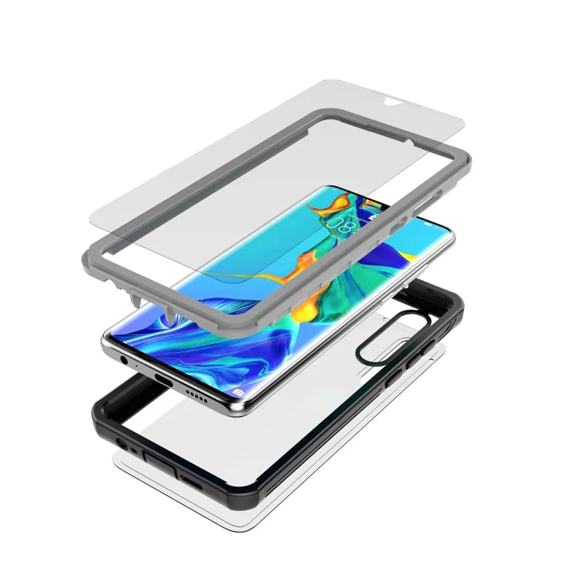 Full-body Protection Hard PC Case Built-in PET Screen Protector for Huawei P30