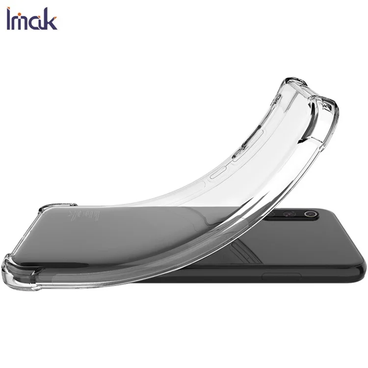 IMAK Silky Anti-drop TPU Cover + Screen Protector Film per Huawei P40 Lite 5G / nova 7 SE - Trasparente